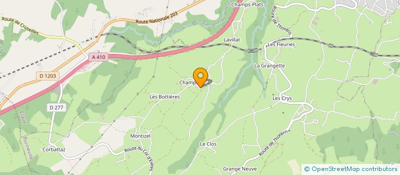 localisation de l'entreprise MONSIEUR NICOLAS METZ  LA ROCHE-SUR-FORON