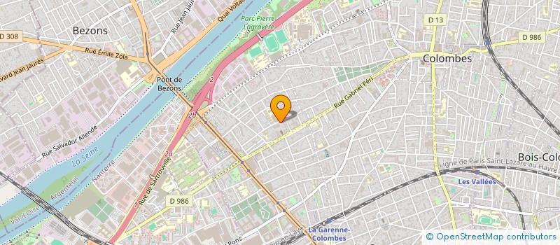 localisation de l'entreprise MONSIEUR NICOLAS MEUDIC à COLOMBES