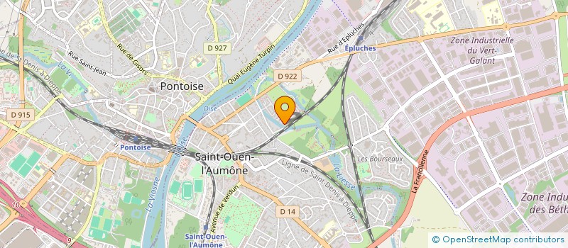 localisation de l'entreprise MONSIEUR NICOLAS MEUNIER  SAINT-OUEN-L'AUMONE