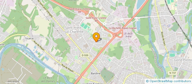 localisation de l'entreprise MONSIEUR NICOLAS MEUNIER  SAINT-YRIEIX-SUR-CHARENTE