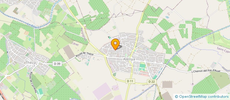 localisation de l'entreprise MONSIEUR NICOLAS MEYER  ALENYA