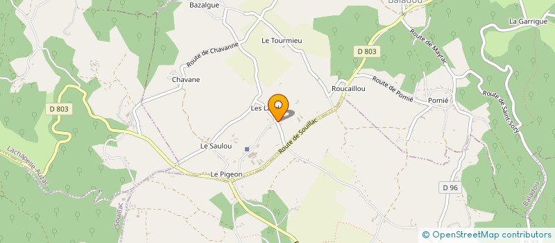 localisation de l'entreprise MONSIEUR NICOLAS MIALET à CRESSENSAC-SARRAZAC