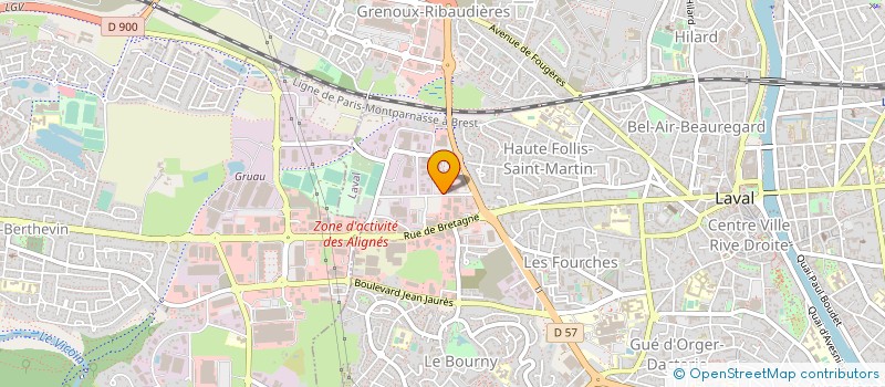 localisation de l'entreprise MONSIEUR NICOLAS MICHARDIERE à LAVAL