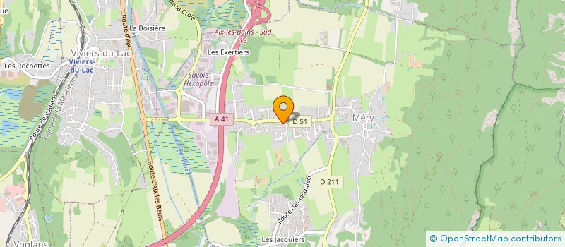 localisation de l'entreprise MONSIEUR NICOLAS MICHAUD  MERY