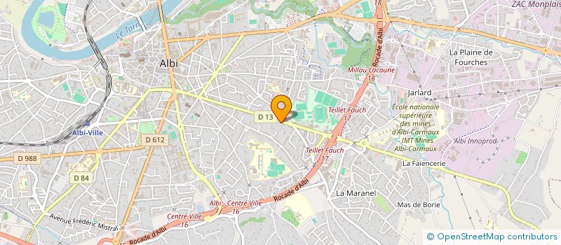 localisation de l'entreprise MONSIEUR NICOLAS MICHEAU à ALBI