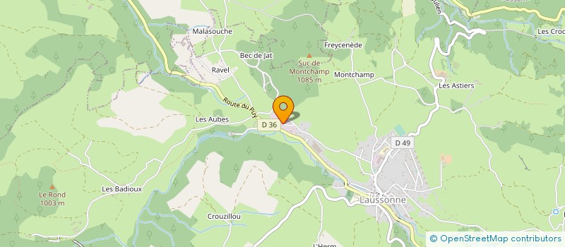 localisation de l'entreprise MONSIEUR NICOLAS MICHEL  LAUSSONNE