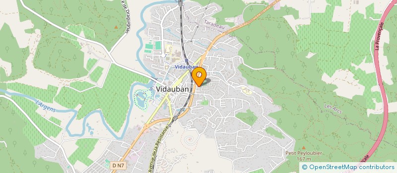 localisation de l'entreprise MONSIEUR NICOLAS MICHEL  VIDAUBAN
