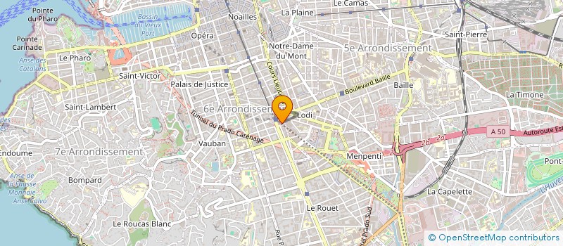 localisation de l'entreprise MONSIEUR NICOLAS MICHEL à MARSEILLE