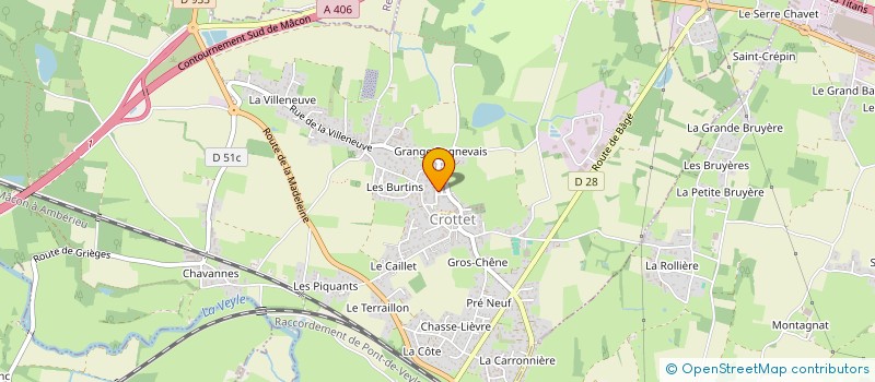 localisation de l'entreprise MONSIEUR NICOLAS MICHEL  CROTTET