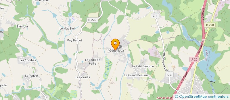 localisation de l'entreprise MONSIEUR NICOLAS MICHEL ROUZIER à LIMOGES
