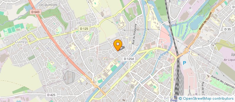 localisation de l'entreprise MONSIEUR NICOLAS MICHEL TELLIER  DOUAI