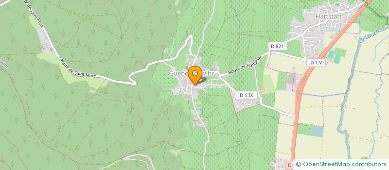 localisation de l'entreprise MONSIEUR NICOLAS MICHINEAU  GUEBERSCHWIHR