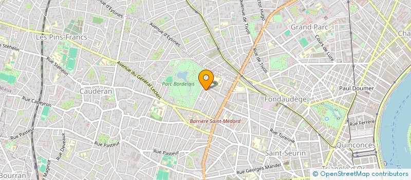 localisation de l'entreprise MONSIEUR NICOLAS MICHON  BORDEAUX