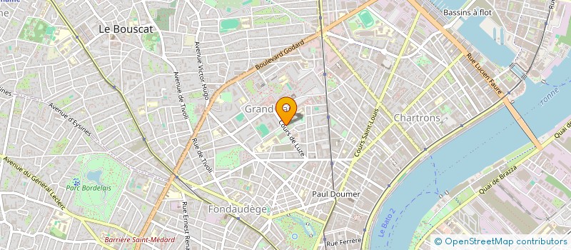 localisation de l'entreprise MONSIEUR NICOLAS MILHE  BORDEAUX