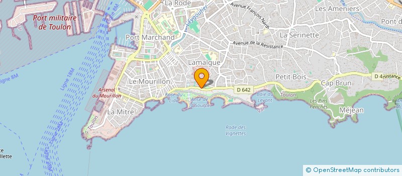 localisation de l'entreprise MONSIEUR NICOLAS MILLET  TOULON