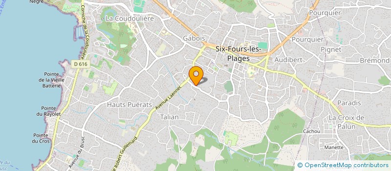 localisation de l'entreprise MONSIEUR NICOLAS MIMOUNI à SIX-FOURS-LES-PLAGES