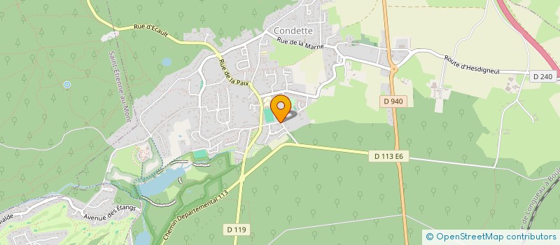 localisation de l'entreprise MONSIEUR NICOLAS MINET  CONDETTE