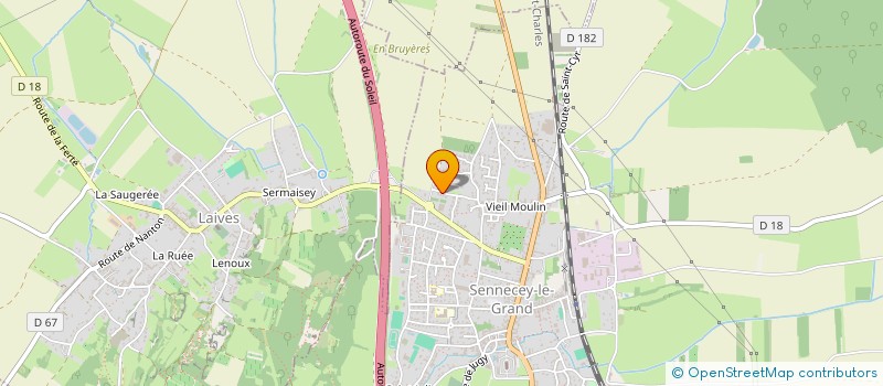 localisation de l'entreprise MONSIEUR NICOLAS MINFELDE  SENNECEY-LE-GRAND