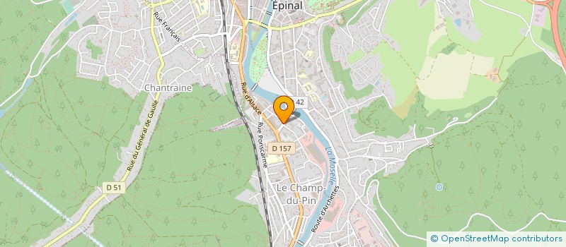 localisation de l'entreprise MONSIEUR NICOLAS MIRE à EPINAL