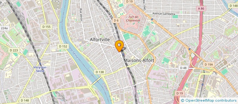 localisation de l'entreprise MONSIEUR NICOLAS MISAINE  ALFORTVILLE