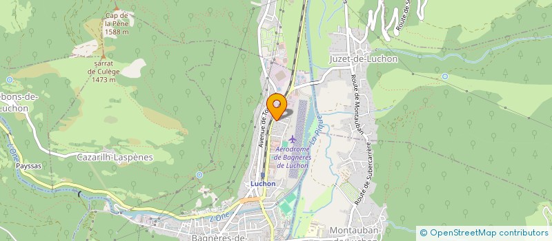 localisation de l'entreprise MONSIEUR NICOLAS MITAINE  BAGNERES-DE-LUCHON