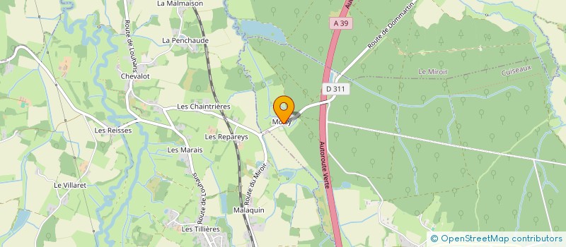 localisation de l'entreprise MONSIEUR NICOLAS MOCELLIN  CUISEAUX