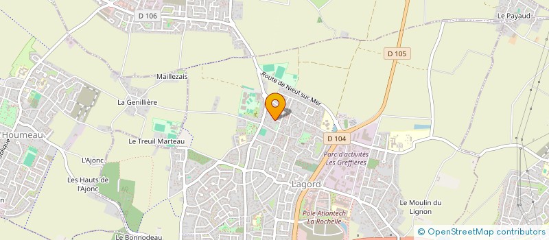 localisation de l'entreprise MONSIEUR NICOLAS MOINET  LAGORD