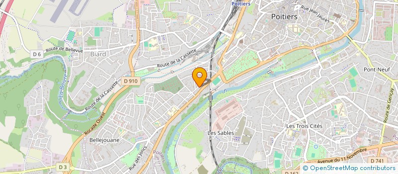 localisation de l'entreprise MONSIEUR NICOLAS MOINET à POITIERS