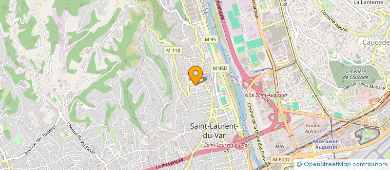 localisation de l'entreprise MONSIEUR NICOLAS MOINY à SAINT-LAURENT-DU-VAR