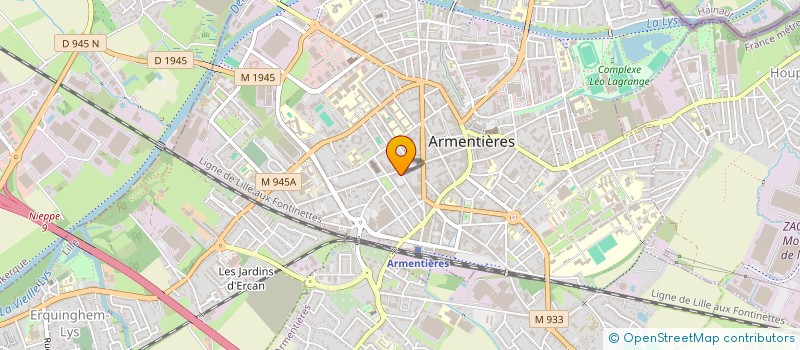 localisation de l'entreprise MONSIEUR NICOLAS MOLCRETTE  ARMENTIERES