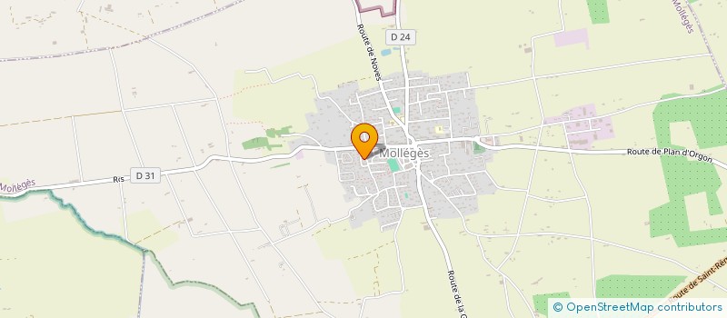 localisation de l'entreprise MONSIEUR NICOLAS MOLINAS  MOLLEGES