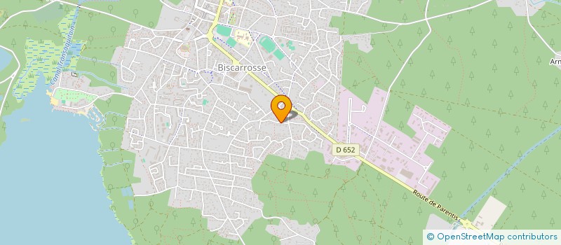 localisation de l'entreprise MONSIEUR NICOLAS MOLINIE  BISCARROSSE