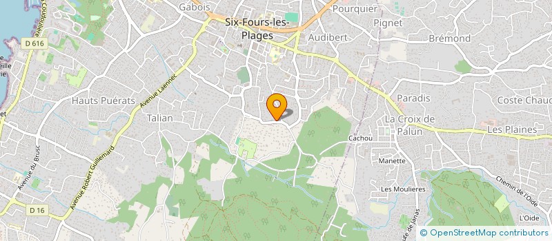localisation de l'entreprise MONSIEUR NICOLAS MOLITOR à SIX-FOURS-LES-PLAGES