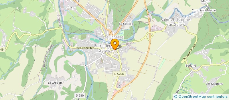 localisation de l'entreprise MONSIEUR NICOLAS MOLLARET  SAINT-PIERRE-DE-CHARTREUSE