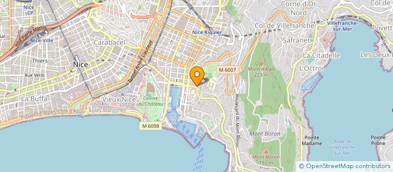 localisation de l'entreprise MONSIEUR NICOLAS MOLLIET  NICE