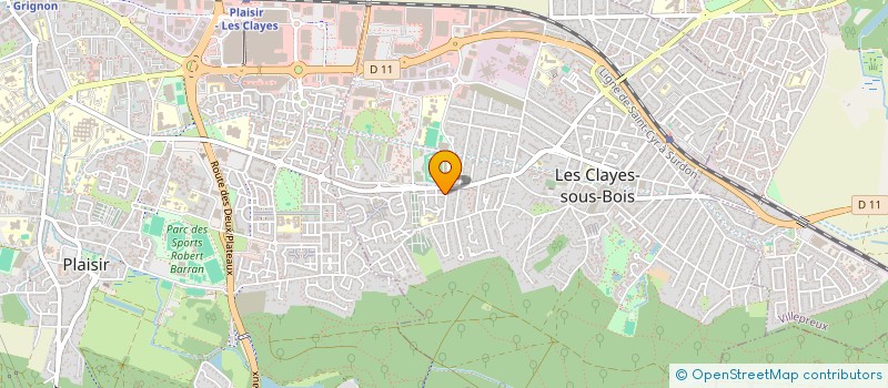 localisation de l'entreprise MONSIEUR NICOLAS MOLO à LES CLAYES-SOUS-BOIS