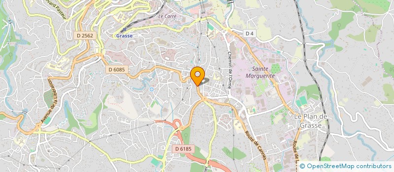 localisation de l'entreprise MONSIEUR NICOLAS MONDOT  GRASSE