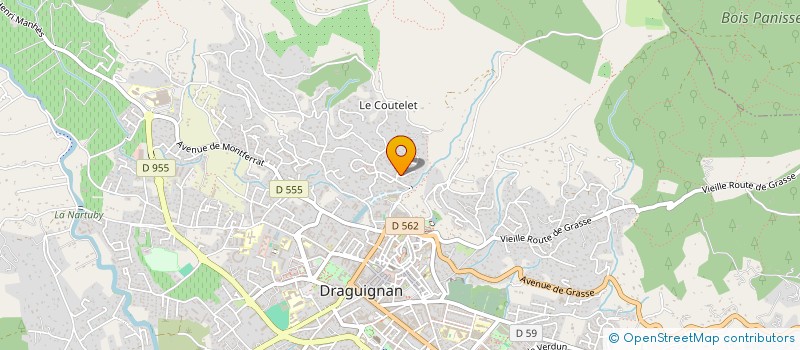 localisation de l'entreprise MONSIEUR NICOLAS MONGE  DRAGUIGNAN