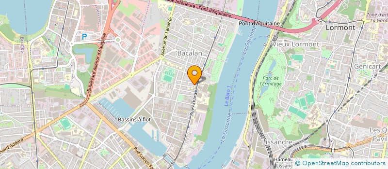 localisation de l'entreprise MONSIEUR NICOLAS MONGE  BORDEAUX