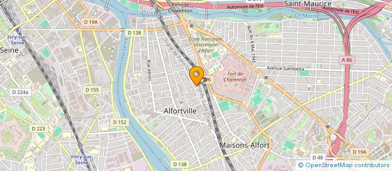 localisation de l'entreprise MONSIEUR NICOLAS MONGELLAS à ALFORTVILLE