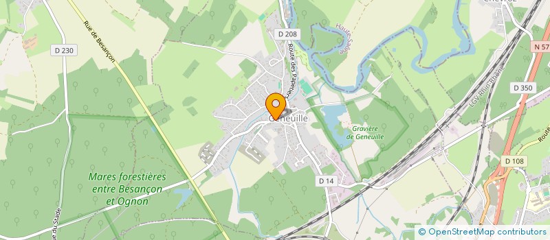 localisation de l'entreprise MONSIEUR NICOLAS MONGET  GENEUILLE