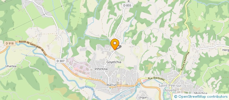 localisation de l'entreprise MONSIEUR NICOLAS MONNERON  SAINT-PEE-SUR-NIVELLE