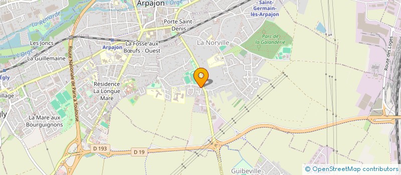 localisation de l'entreprise MONSIEUR NICOLAS MONNIER  LA NORVILLE