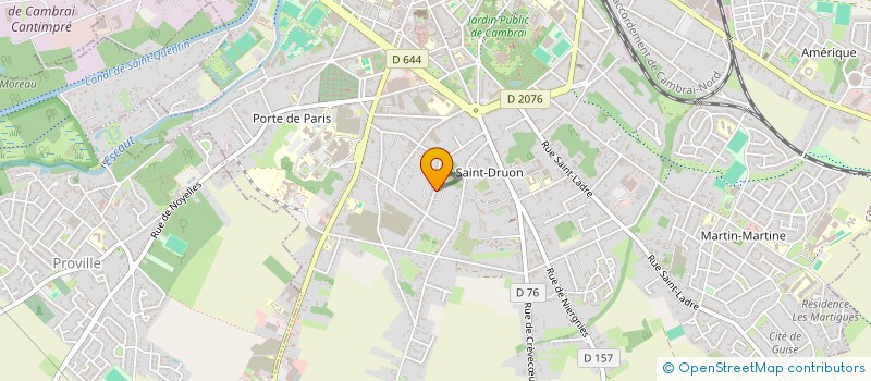 localisation de l'entreprise MONSIEUR NICOLAS MONNIEZ  CAMBRAI