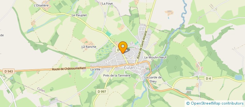 localisation de l'entreprise MONSIEUR NICOLAS MONTAGNE à CULAN