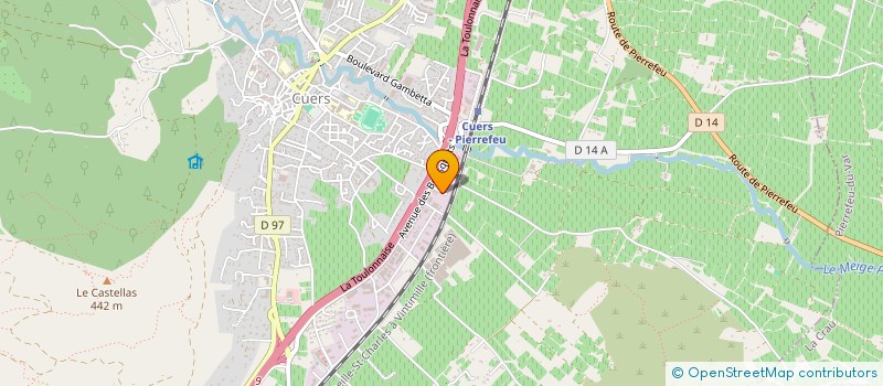 localisation de l'entreprise MONSIEUR NICOLAS MONTALIO  CUERS