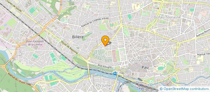 localisation de l'entreprise MONSIEUR NICOLAS MONTEAUX à PAU