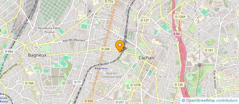 localisation de l'entreprise MONSIEUR NICOLAS MONTIER à CACHAN