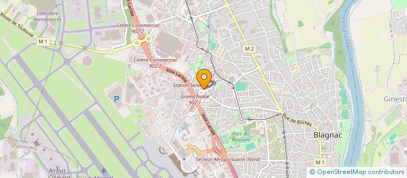 localisation de l'entreprise MONSIEUR NICOLAS MORA  BLAGNAC