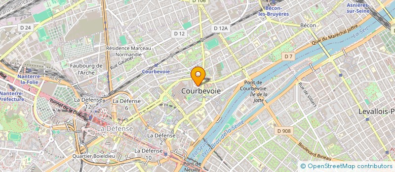localisation de l'entreprise MONSIEUR NICOLAS MORAES à COURBEVOIE